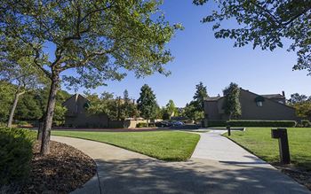Park-like setting with spacious lawn areas